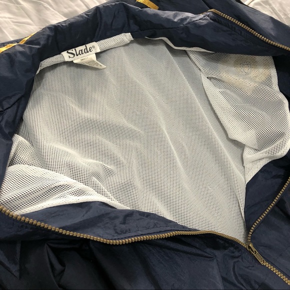 Vintage Slade Embroidered Windbreaker Jacket Size Small - Picture 9 of 12